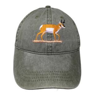 ECO Baseball Cap Green OSFM California Trail Interpretive Center Pronghorn Hat